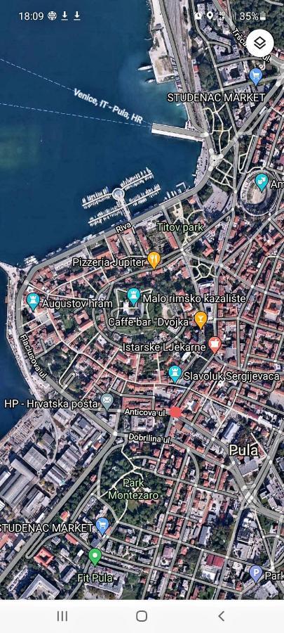 Antique Center Pula Leilighet Eksteriør bilde